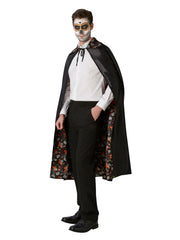Day Of The Dead Reversible Cape 1