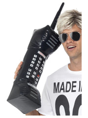 Inflatable Retro Mobile Phone, Black - 1