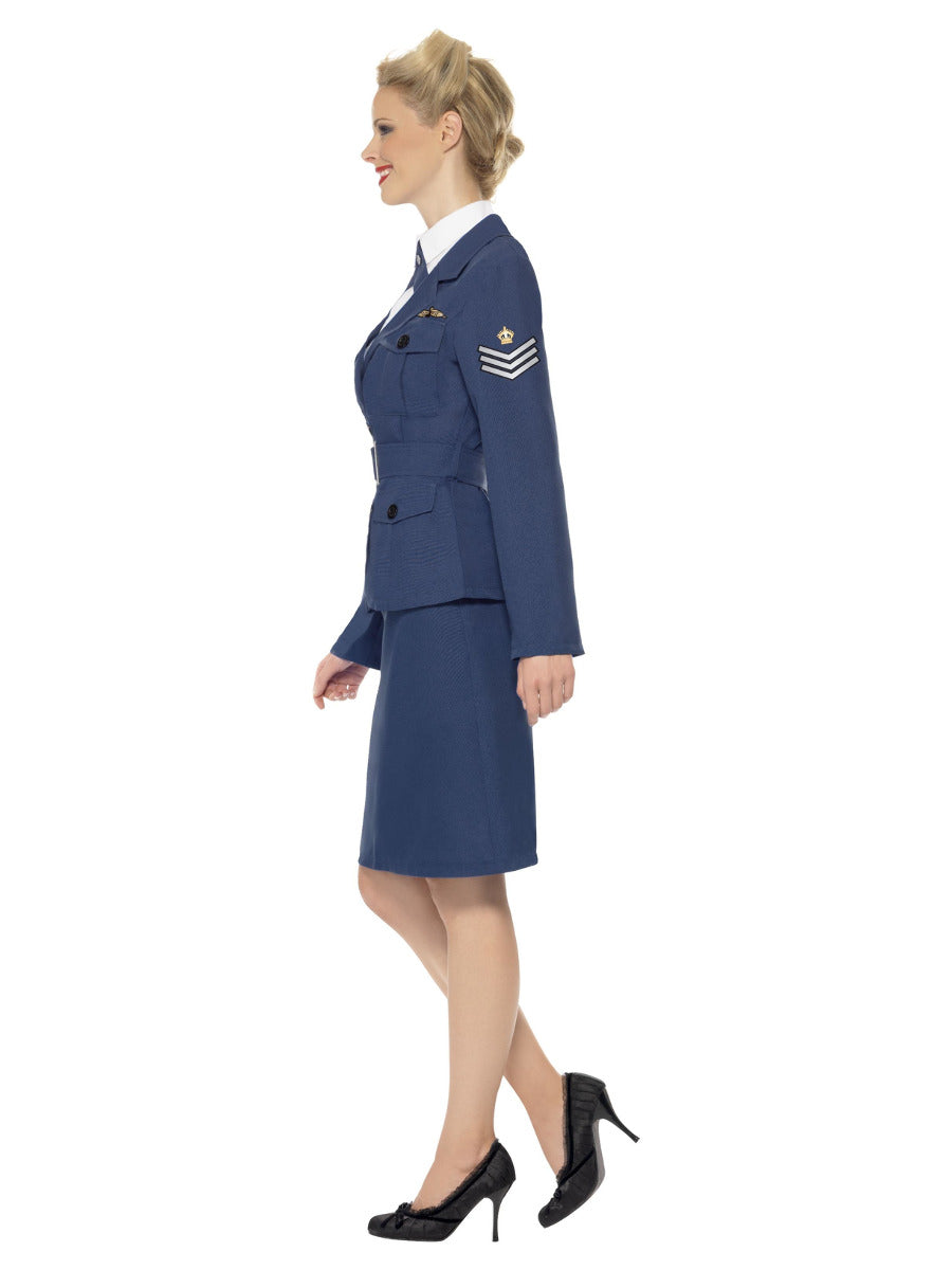 WW2 Air Force Female Captain, Blue - 4