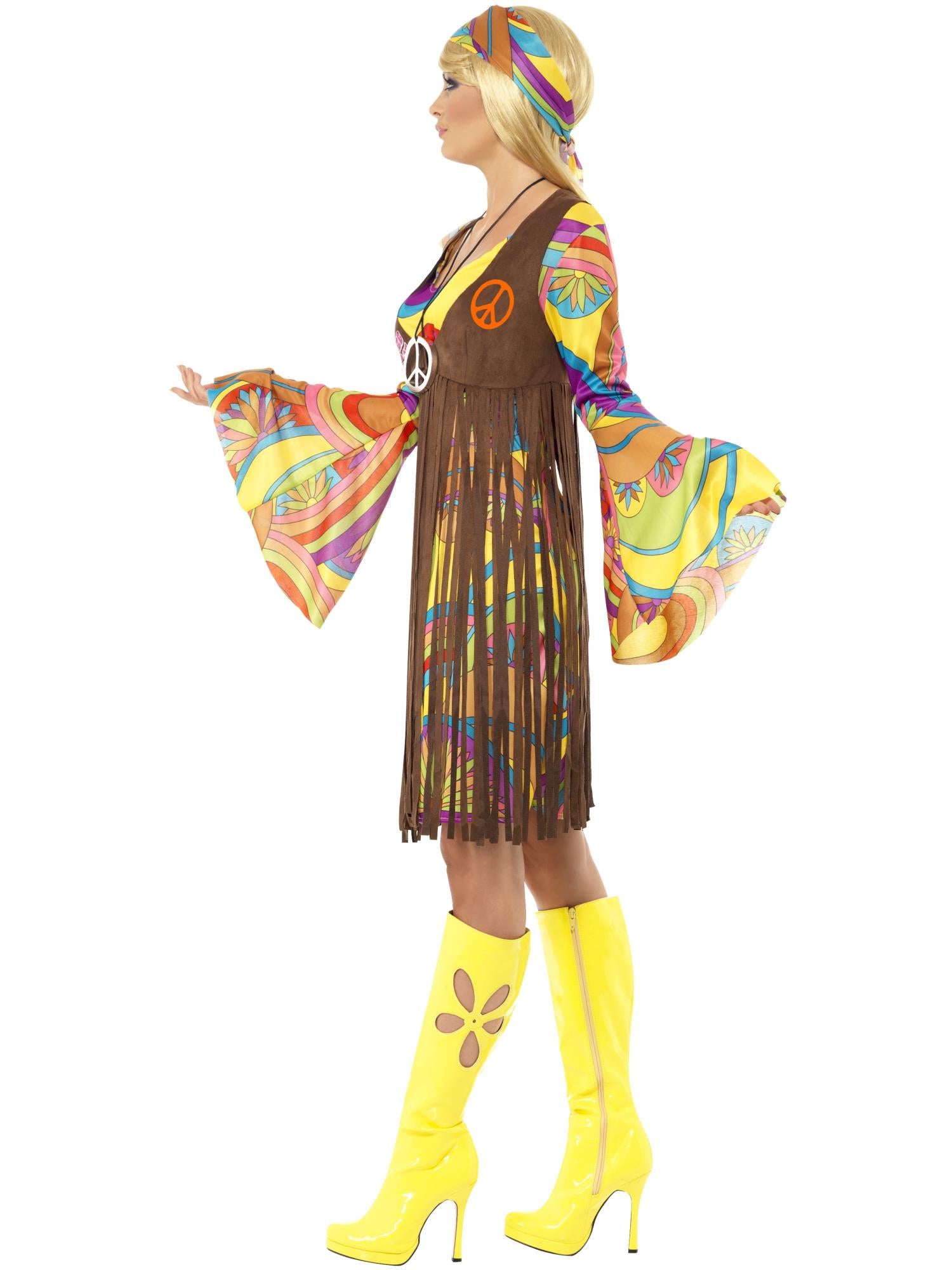 60s Groovy Lady, Brown 3
