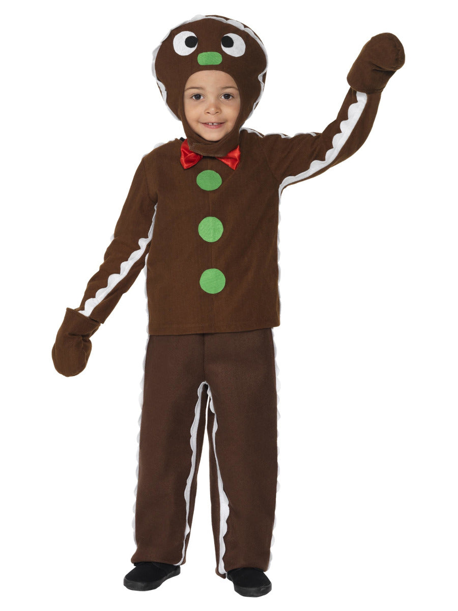 Little Gingerbread Man Costume, Brown - 1
