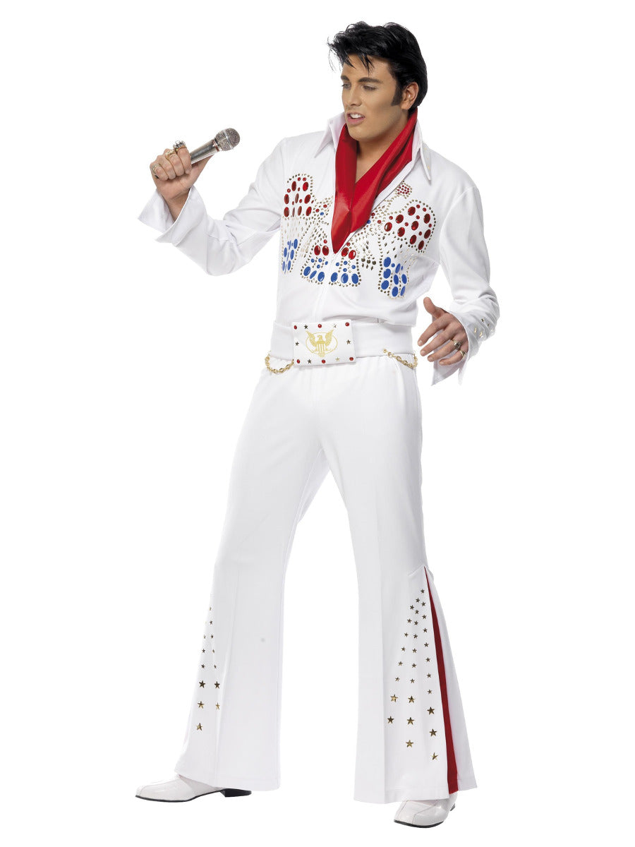 Elvis American Eagle Costume, White - 1