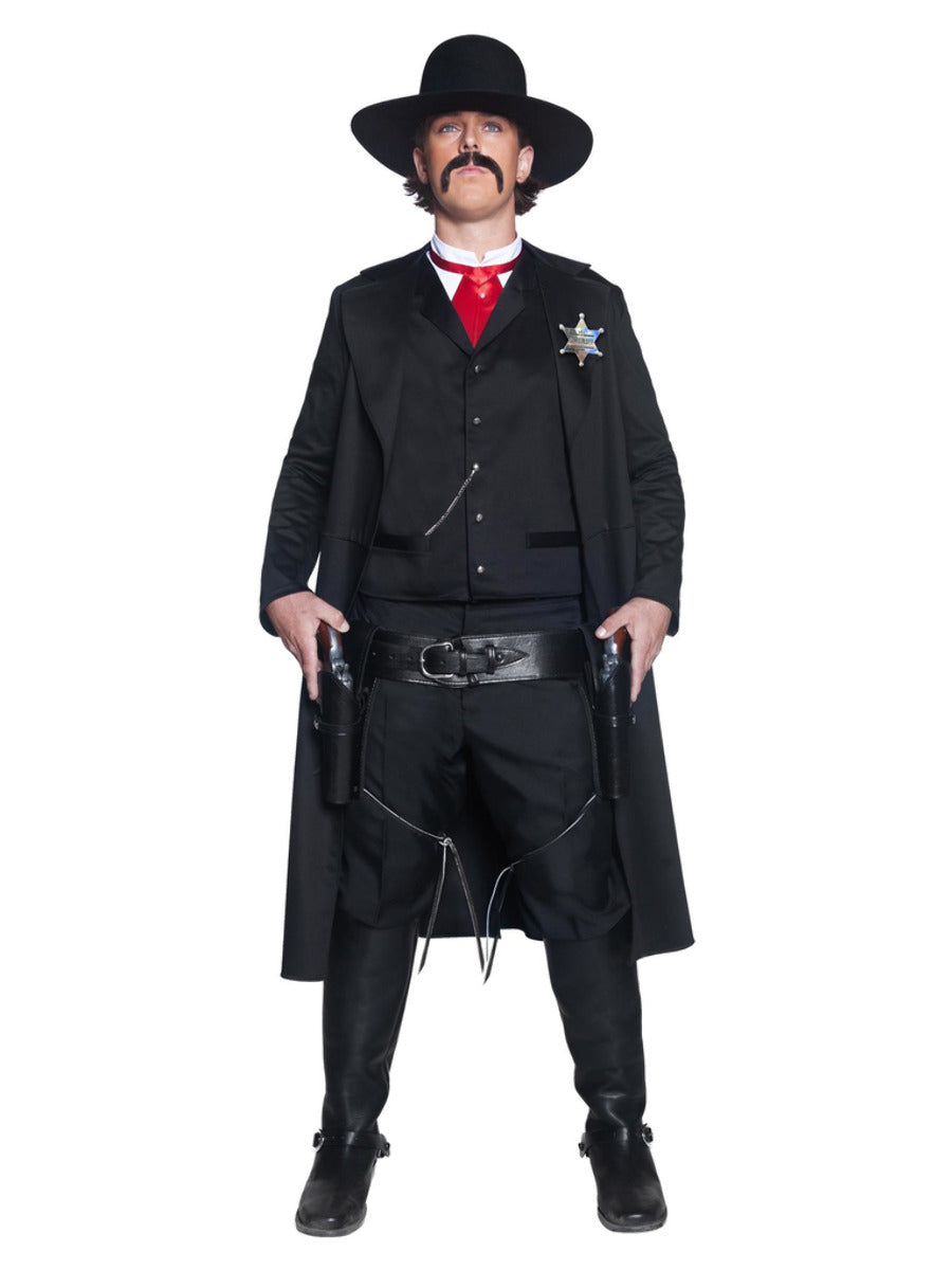 Deluxe Authentic Western Sheriff Costume, Black - 5