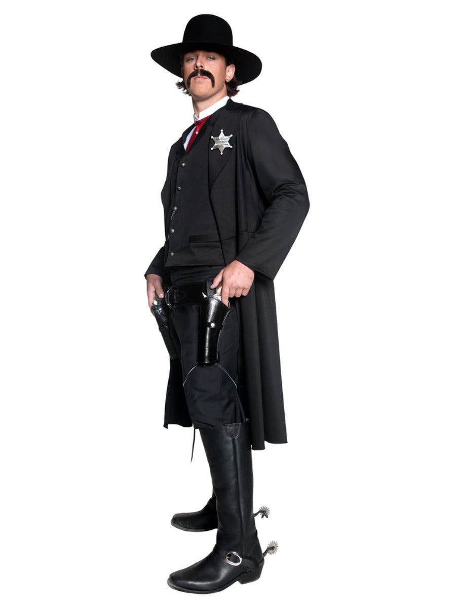 Deluxe Authentic Western Sheriff Costume, Black - 4