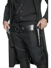 Authentic Western Belt & 2 Holsters, Black 1