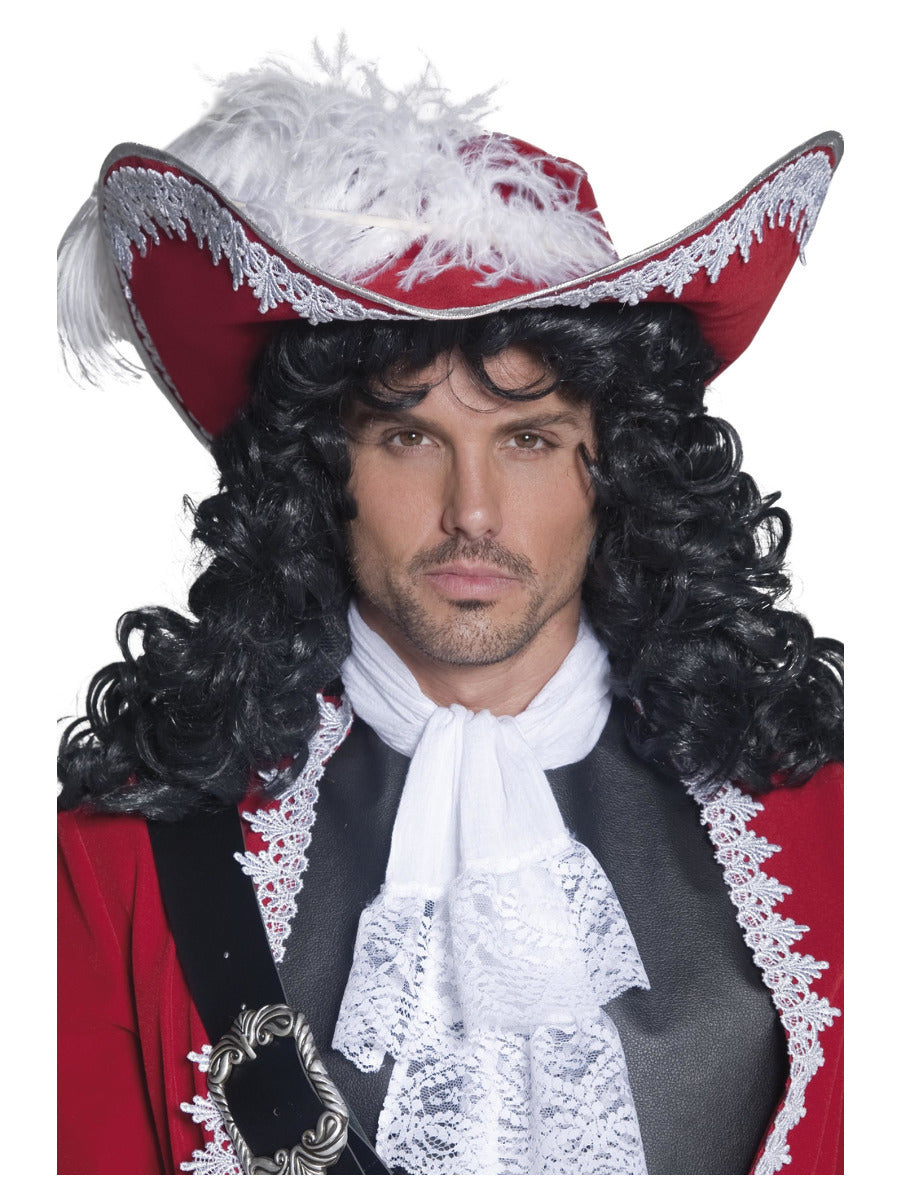 Authentic Pirate Hat, Red - 1