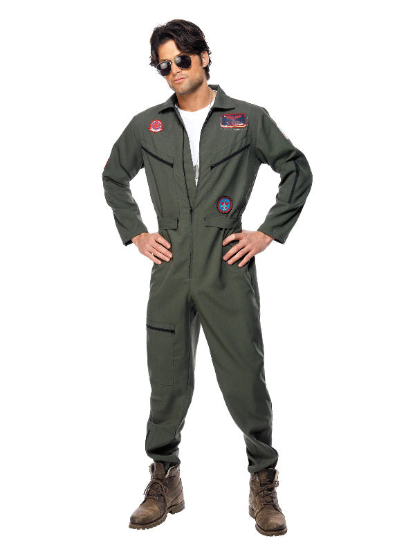 Top Gun Costume, Green - 2