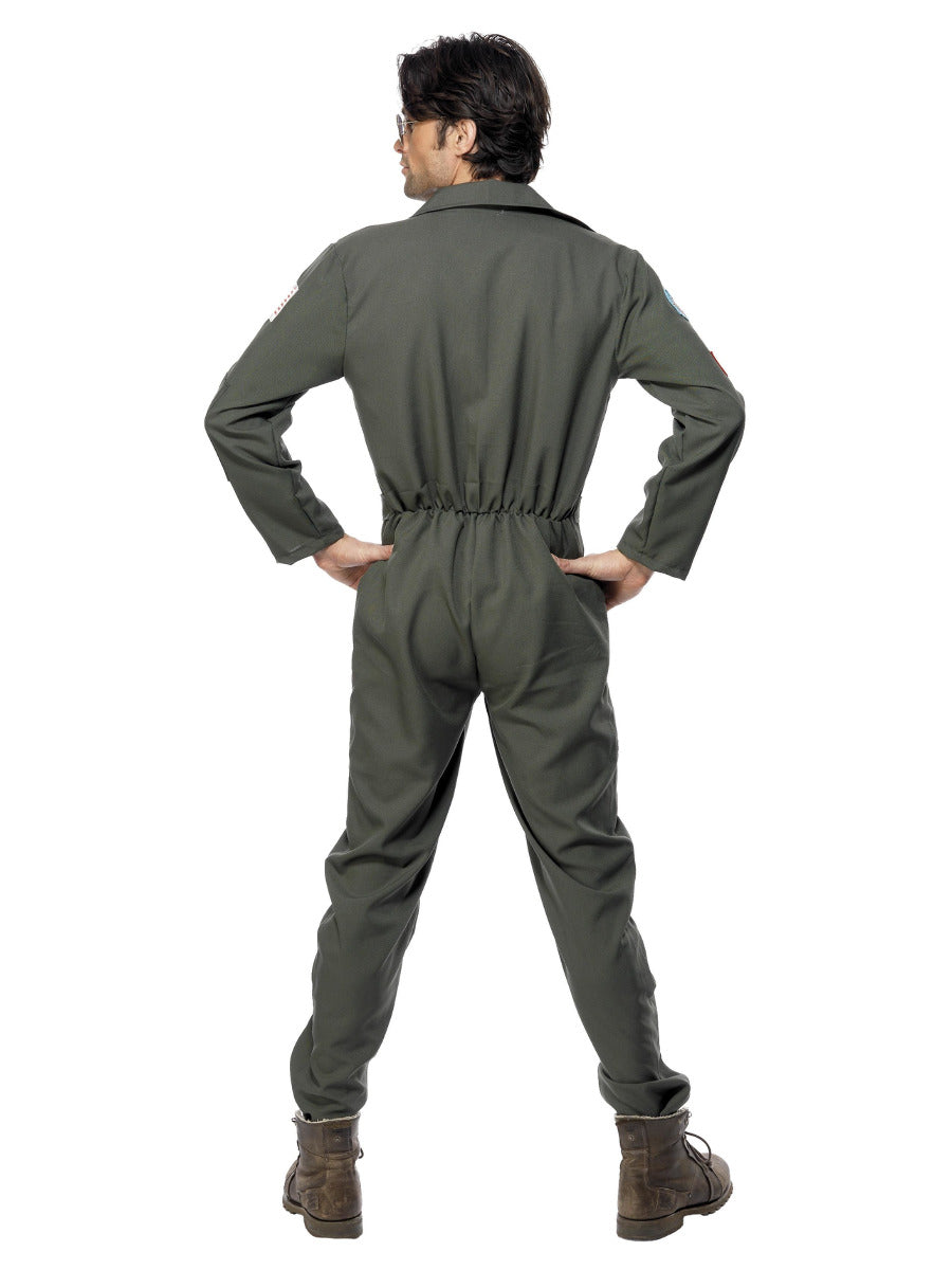 Top Gun Costume, Green - 3