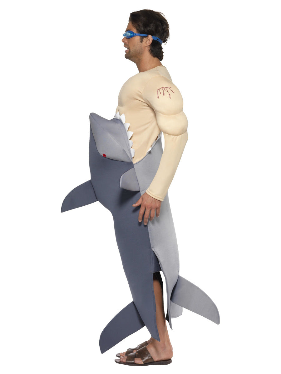 Man-Eating Shark Costume, Grey - 4