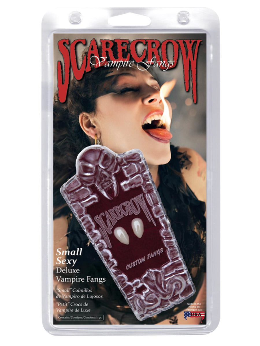 Scarecrow Love Bite Fangs, Dental Fix, White - 1