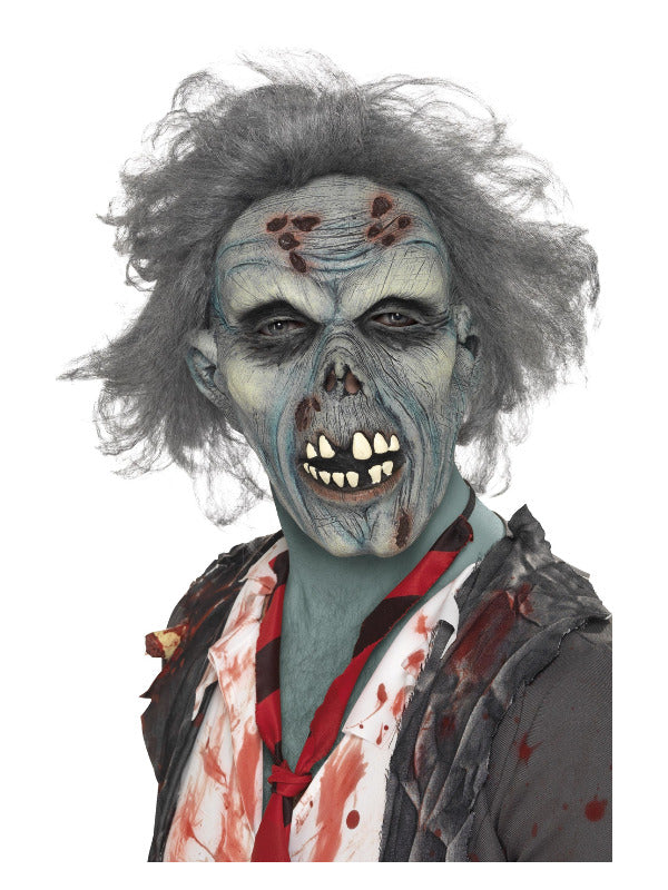 Decaying Zombie Mask, Grey - 2
