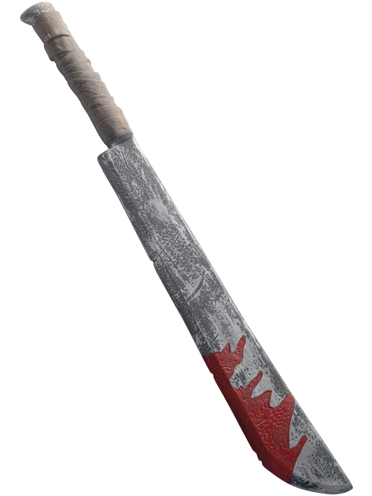 Blooded Chopper Machete Toy Prop, Grey 1