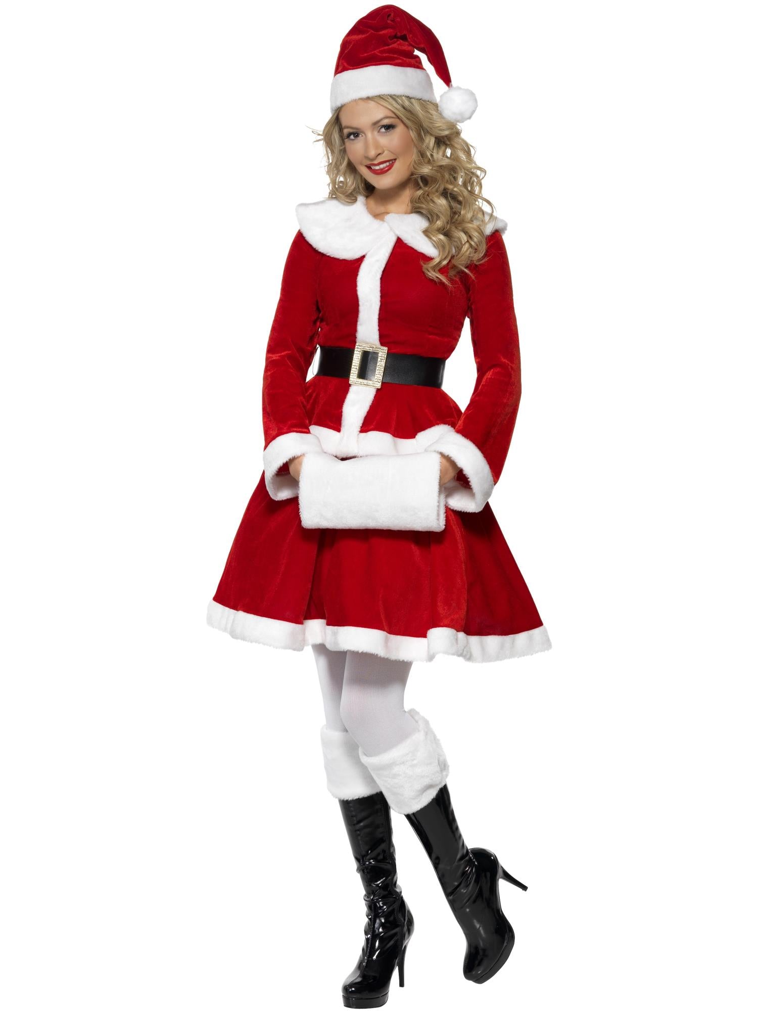 Miss Santa Costume, Red 1