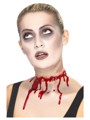 Smiffys Make-Up FX, Barbed Wire Split Scar, Red - 1