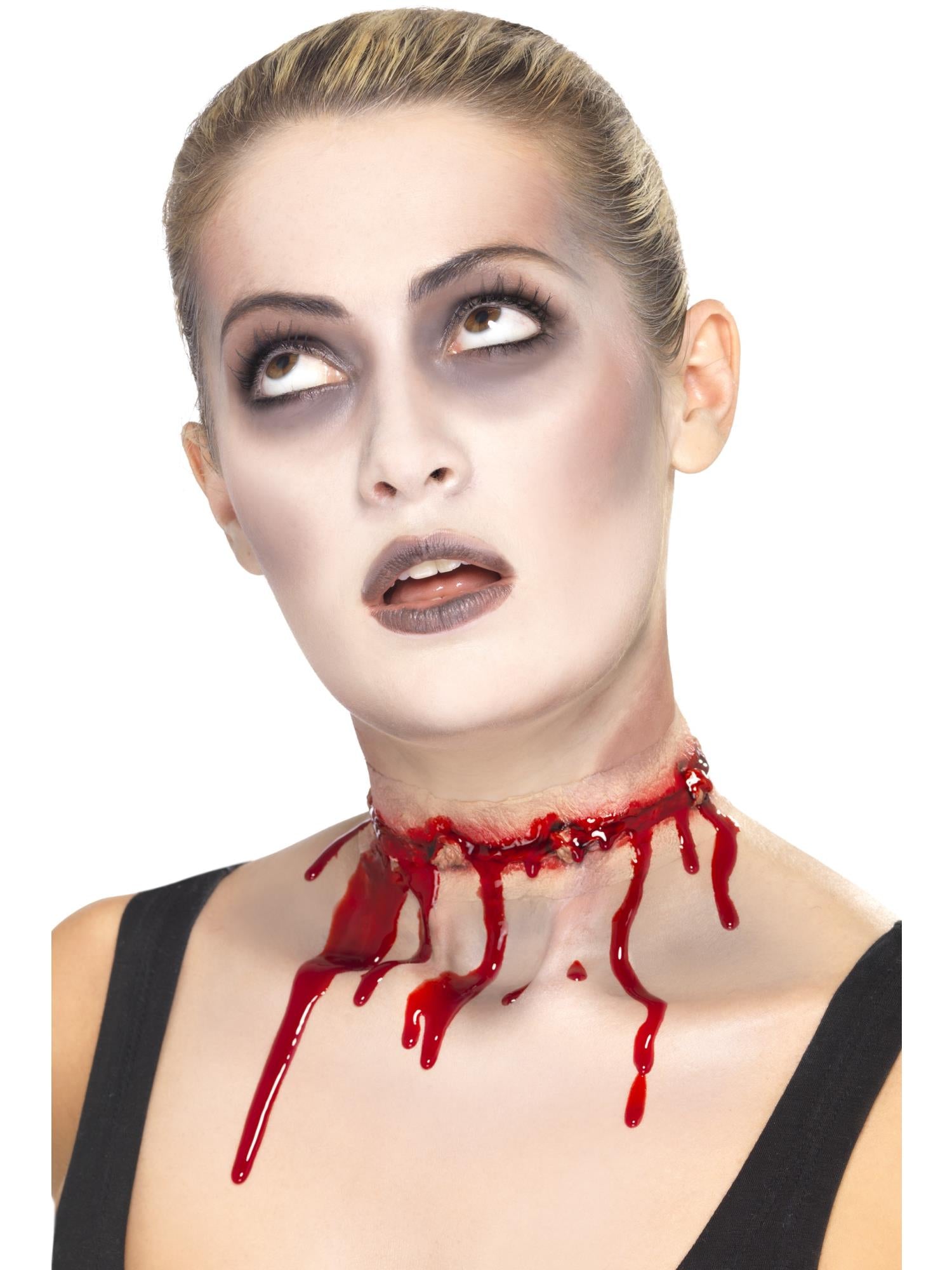 Smiffys Make-Up FX, Barbed Wire Split Scar, Red 1