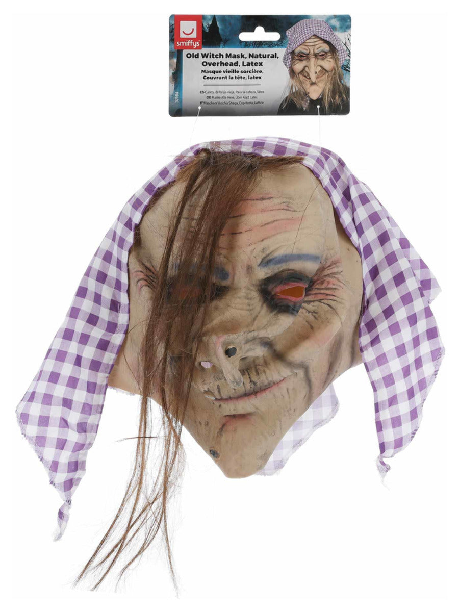 Old Witch Mask, Natural - 3