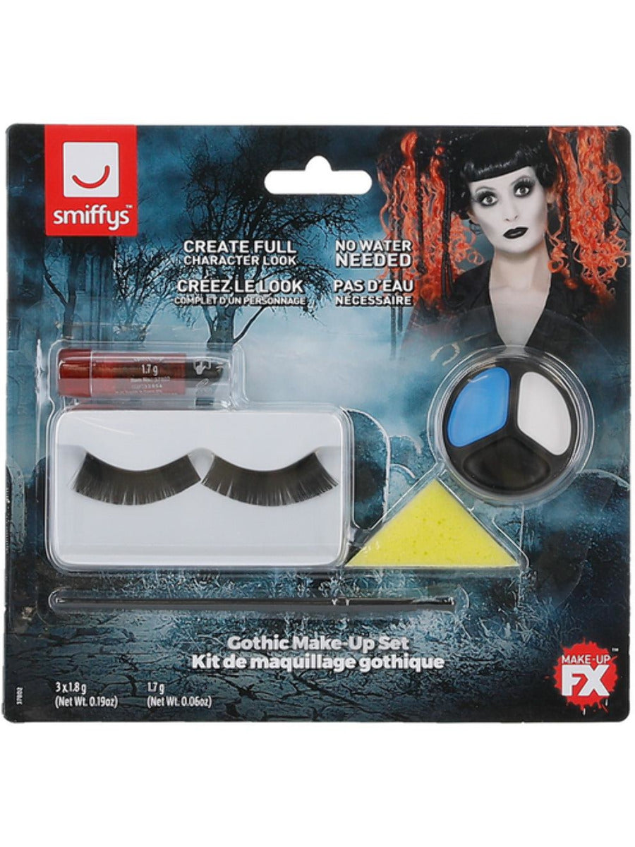 Smiffys Make-Up FX, Gothic Glamour Kit, White - 3