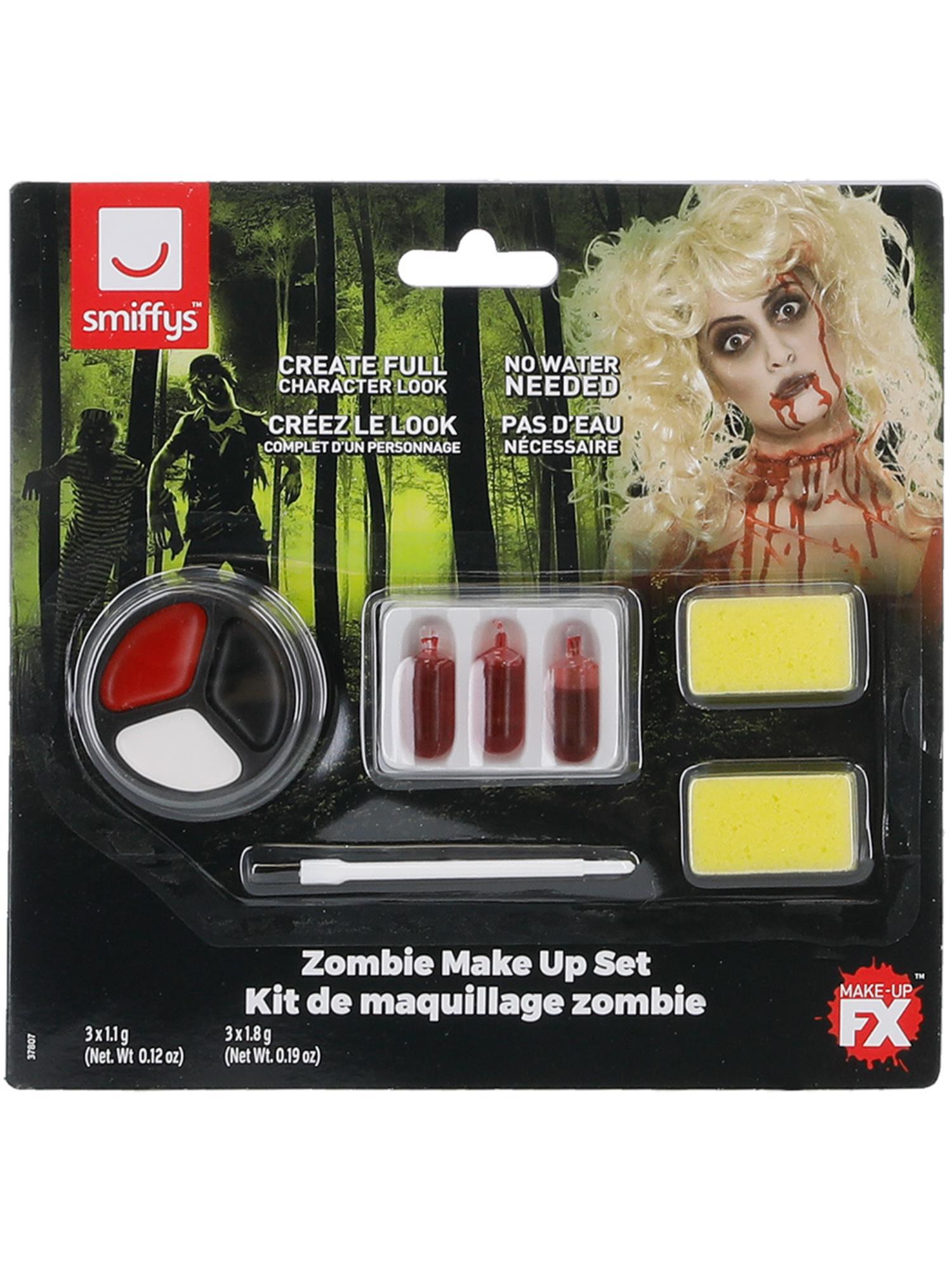 Smiffys Make-Up FX, Zombie Kit, Red 2