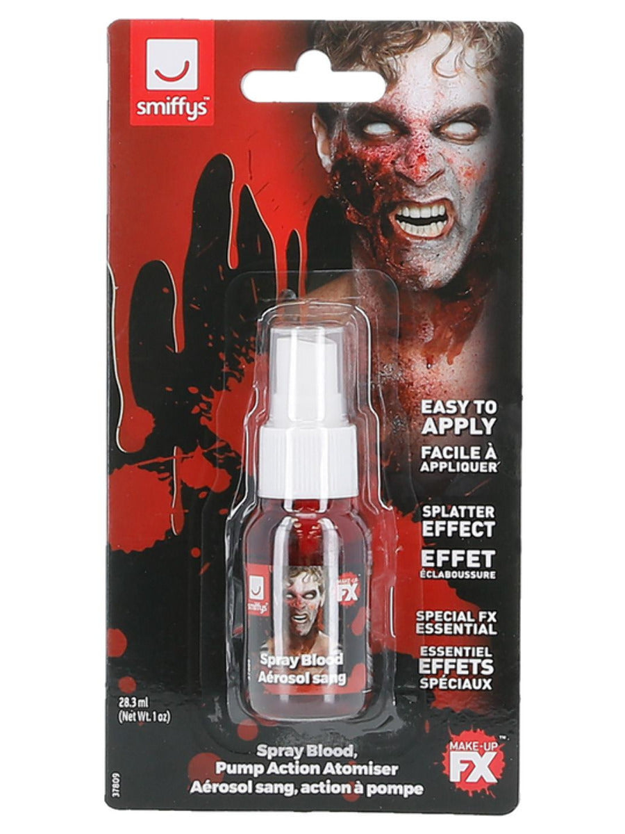 Smiffys Make-Up FX, Spray Blood, Red - 3