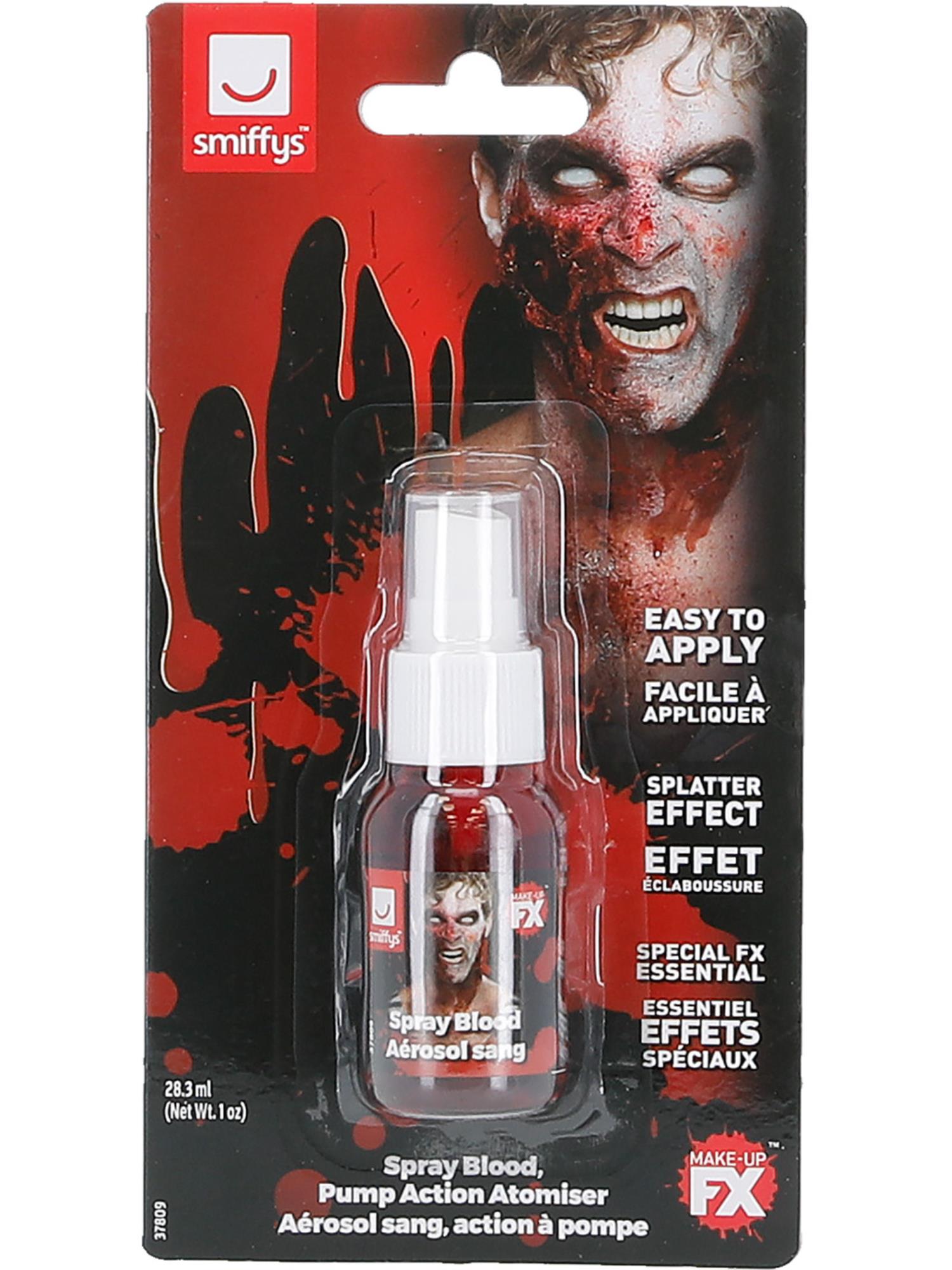 Smiffys Make-Up FX, Spray Blood, Red 2