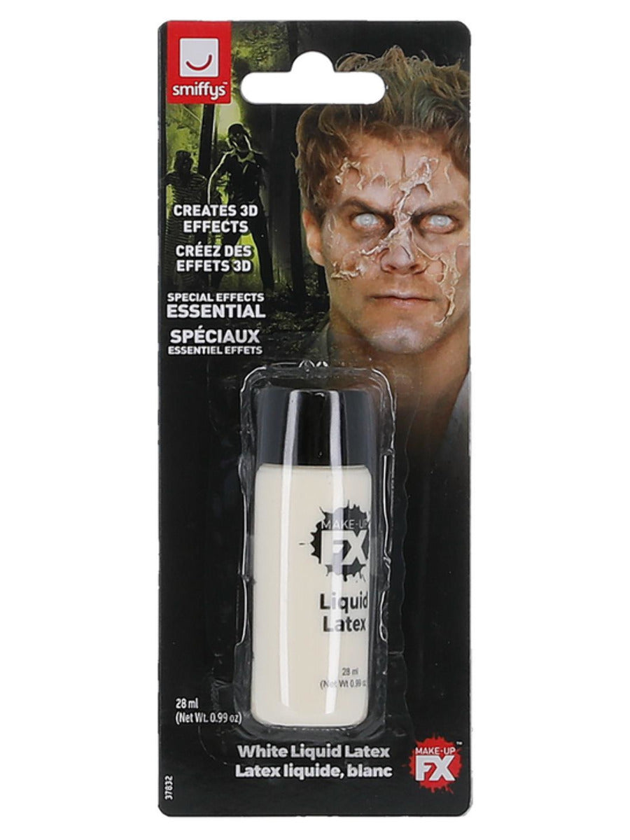 Smiffys Make-Up FX, Liquid Latex, 1 oz, White - 3