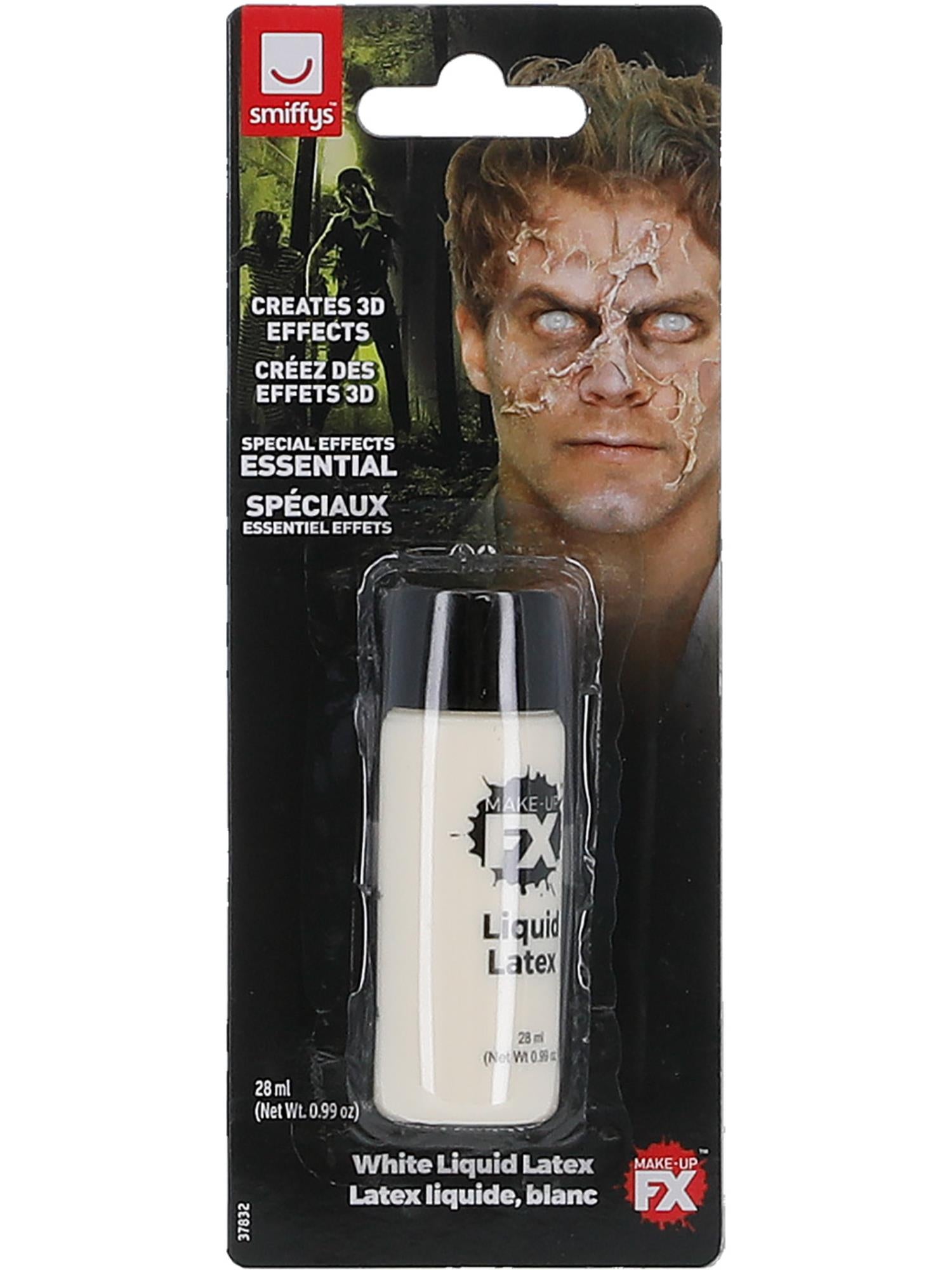 Smiffys Make-Up FX, Liquid Latex, 1 oz, White 1