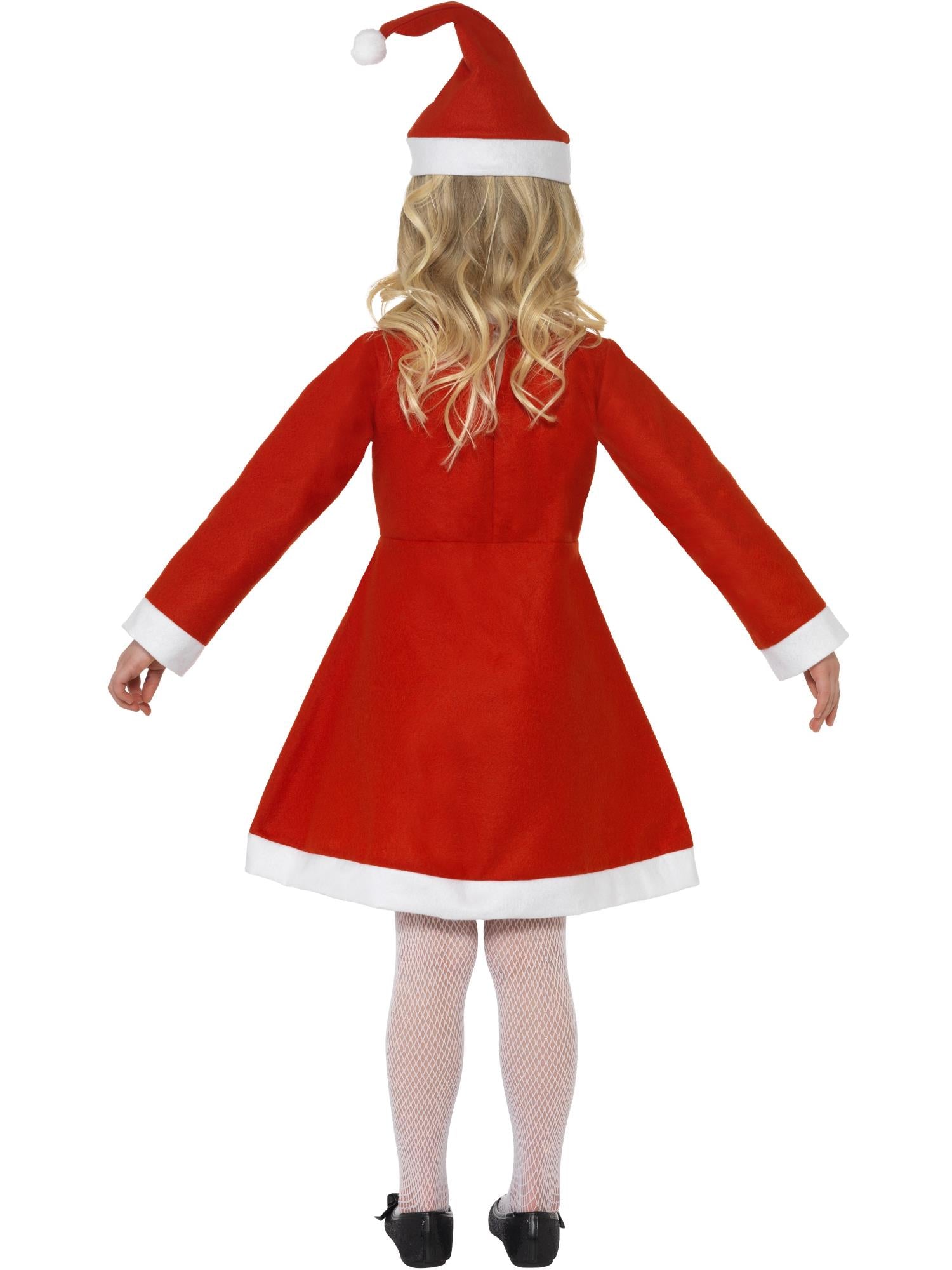 Santa Girl Costume, Red 2