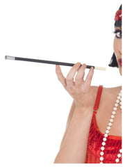 20s Style Cigarette Holder, Black - 1