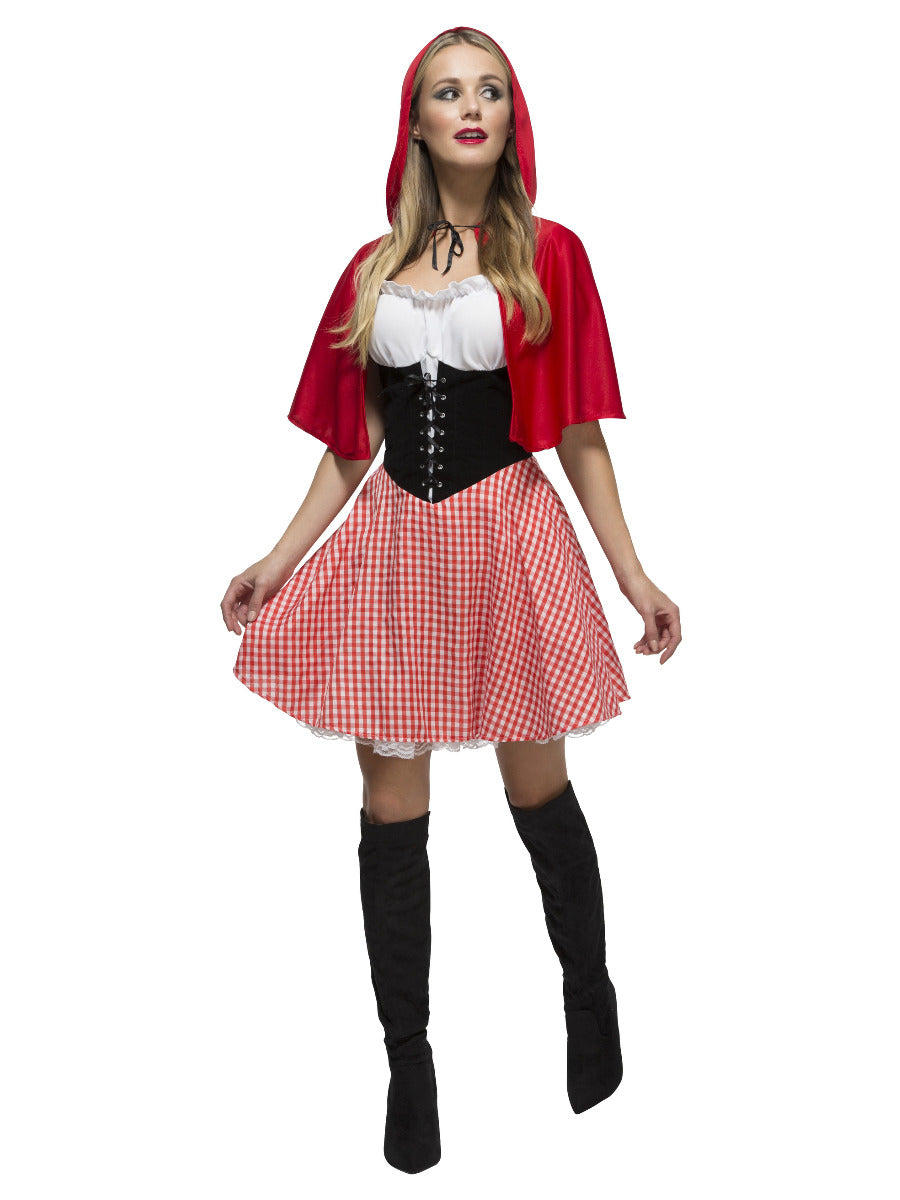 Fever Red Riding Hood Costume, Red - 1