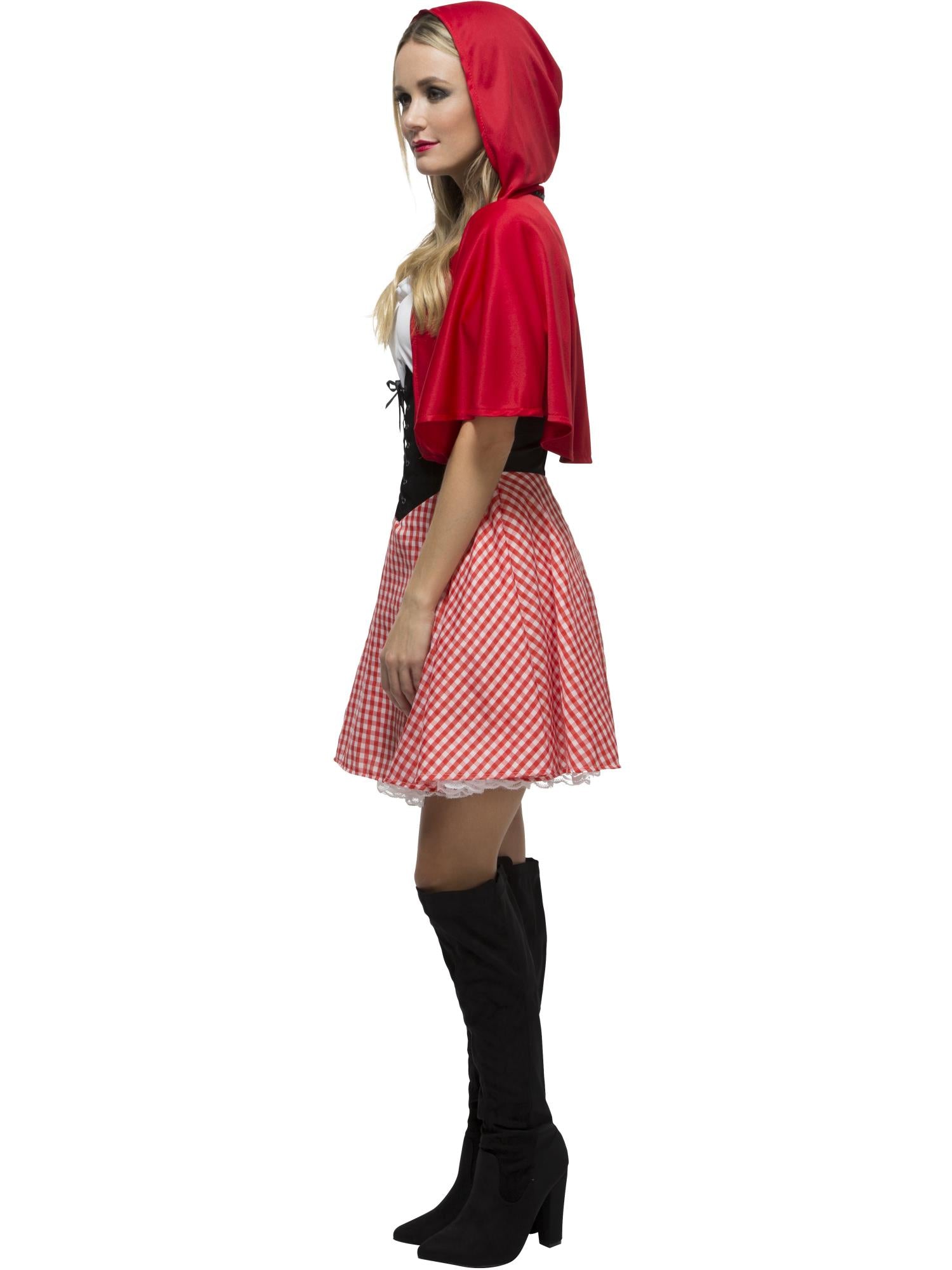 Fever Red Riding Hood Costume, Red 3