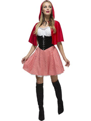 Fever Red Riding Hood Costume, Red 1