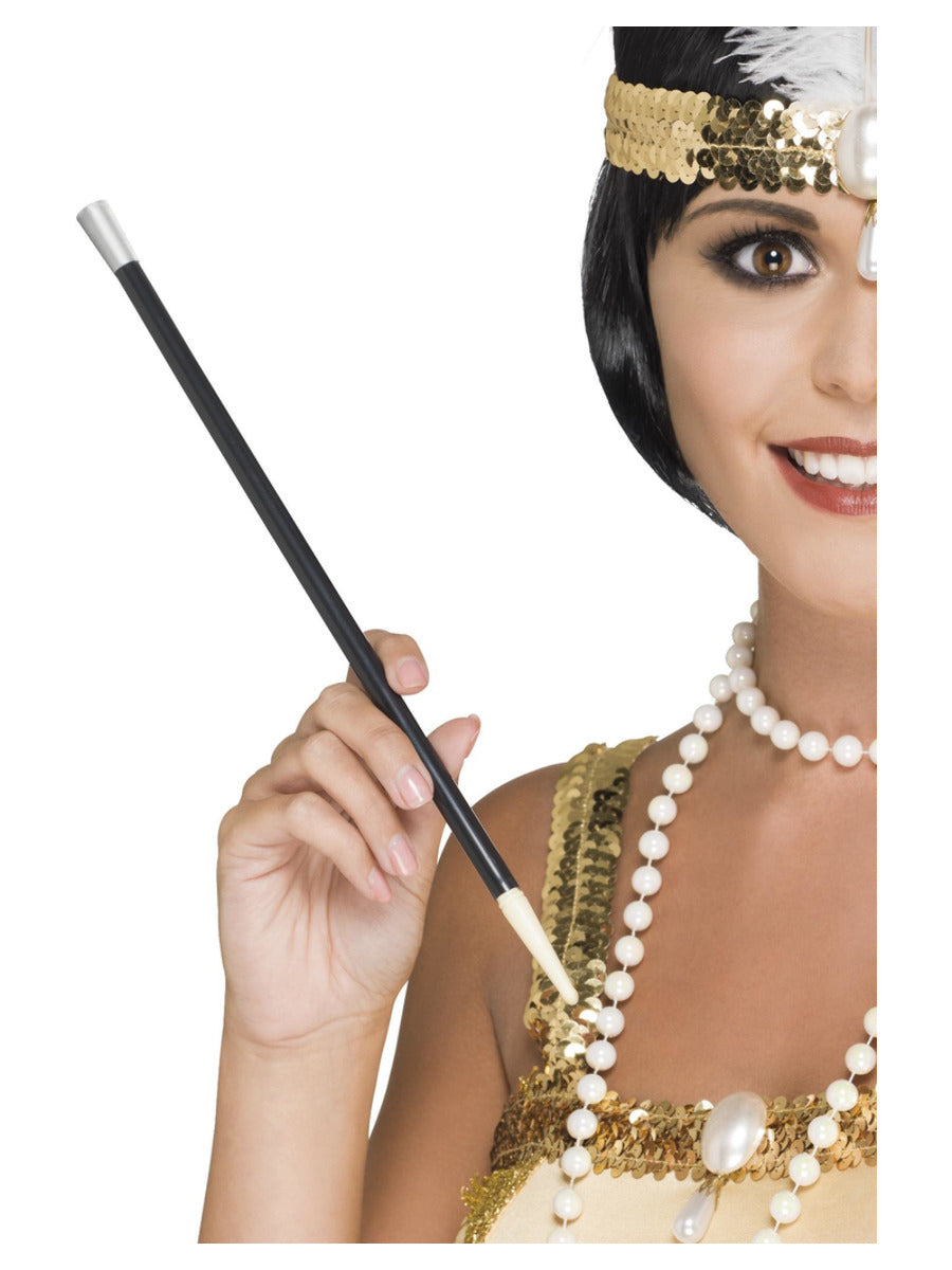 20s Style Cigarette Holder, Black - 3