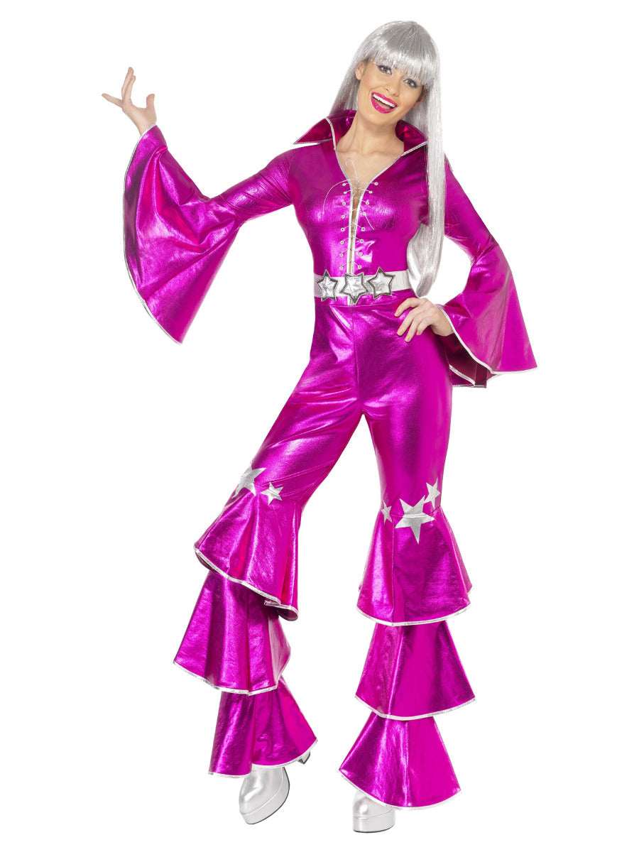 70s Dancing Dream Costume, Pink - 1