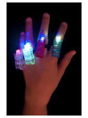 Multi Colour, Multi Flashing Finger Lights, Assort - 1