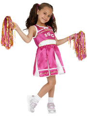 Cheerleader Costume, Child, Pink 1