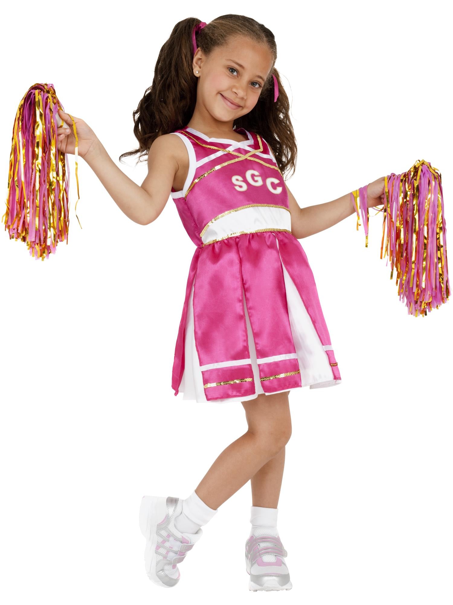 Cheerleader Costume, Child, Pink 1