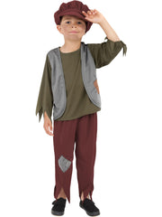 Victorian Poor Boy Costume, Green 1