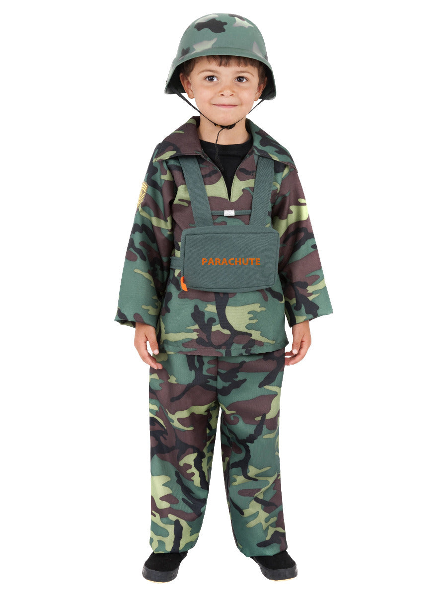 Army Boy Costume, Camouflage - 1
