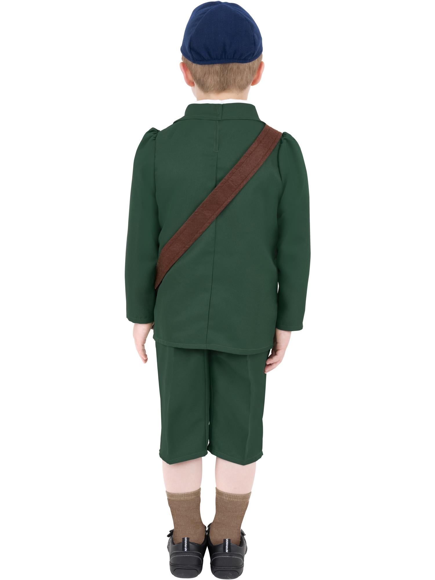 World War II Evacuee Boy Costume, Green 2