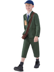 World War II Evacuee Boy Costume, Green 1