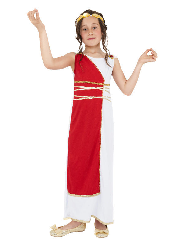 Grecian Girl Costume, Red - 2