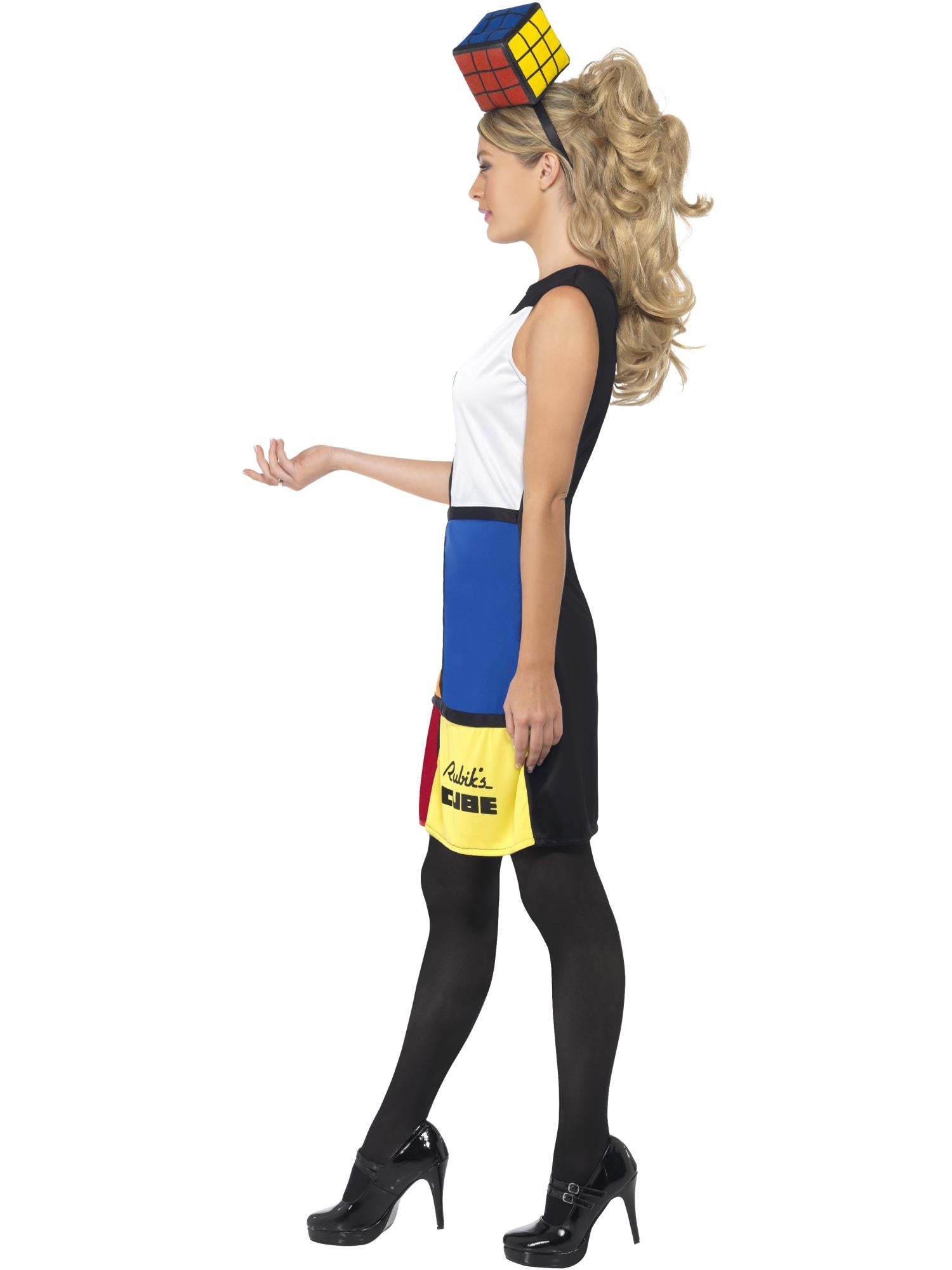 Rubik's Cube Costume, Multi-Coloured 3
