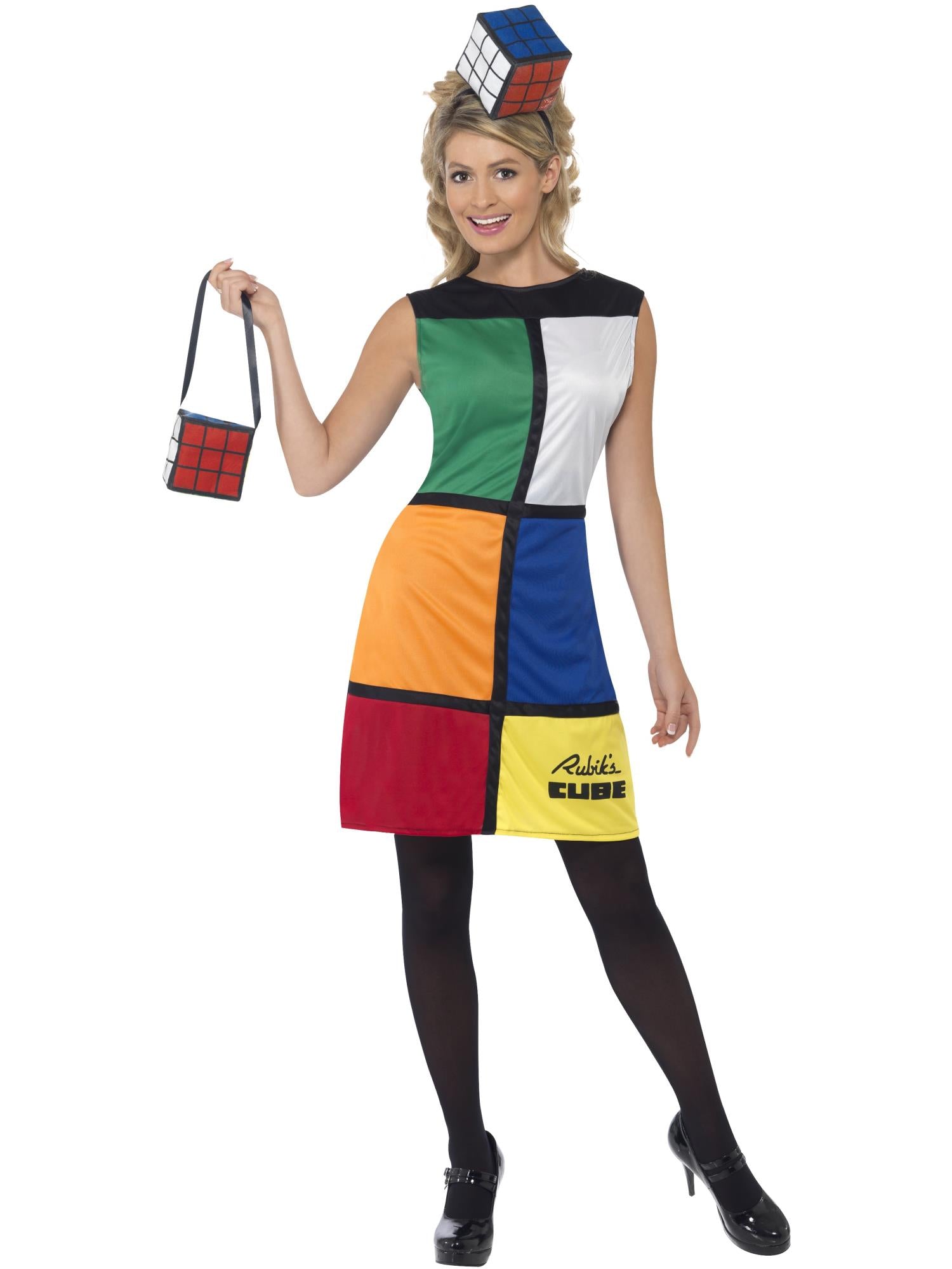 Rubik's Cube Costume, Multi-Coloured 1