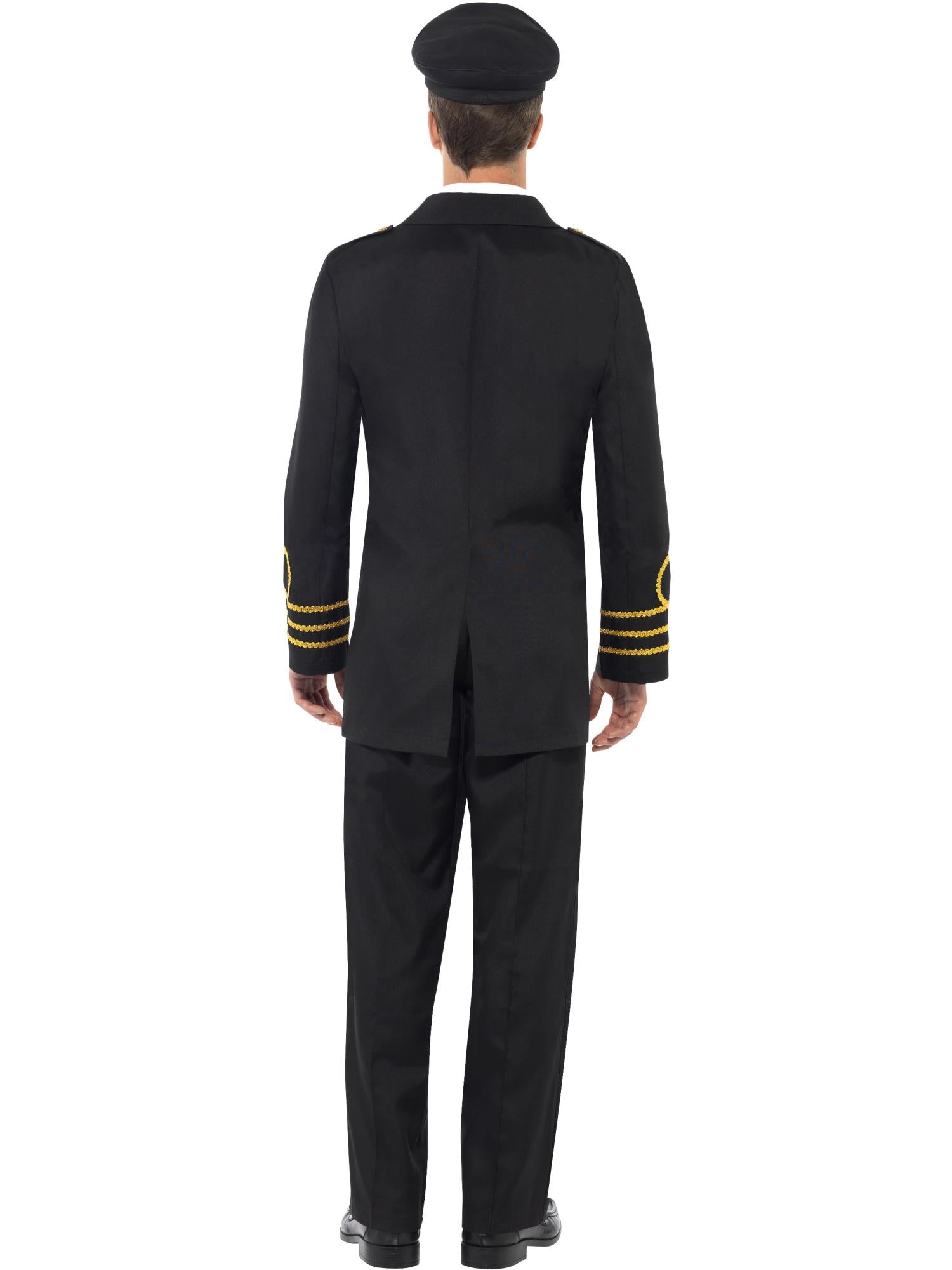 Navy Officer Costume, Black 2