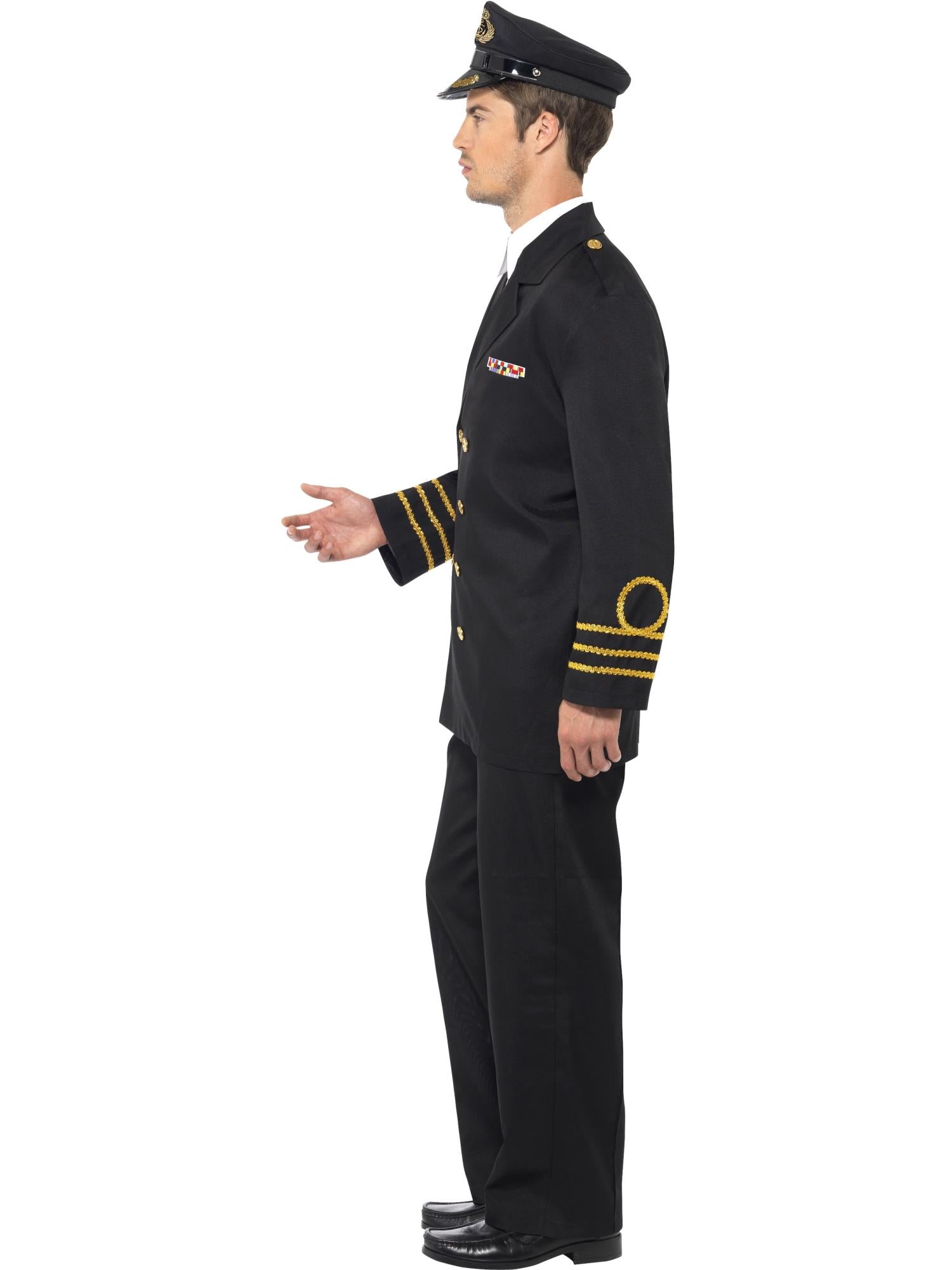 Navy Officer Costume, Black 3