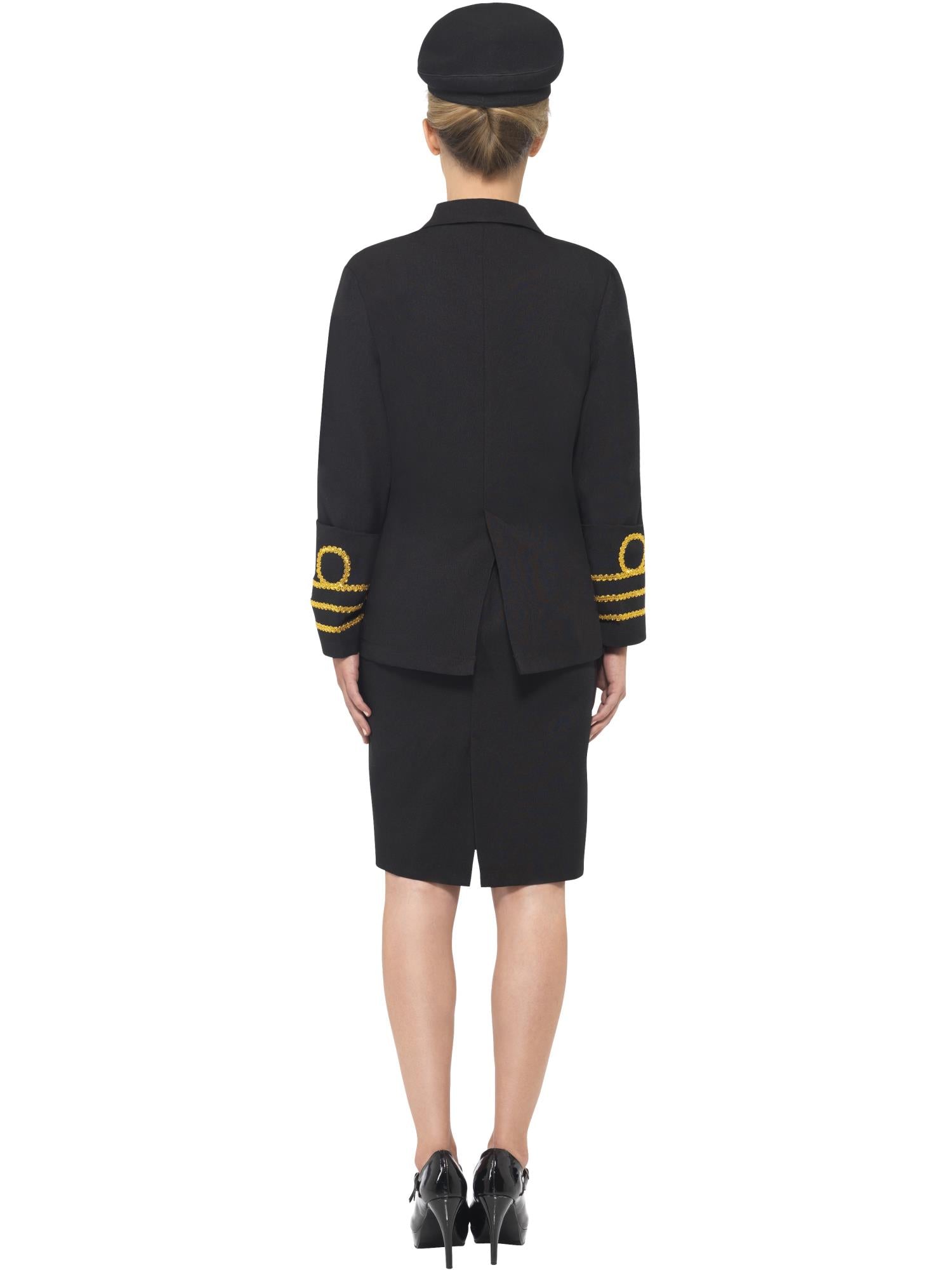 Navy Officer Costume, Black 2