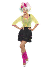80s Pop Tart Costume, Black & Yellow - 1