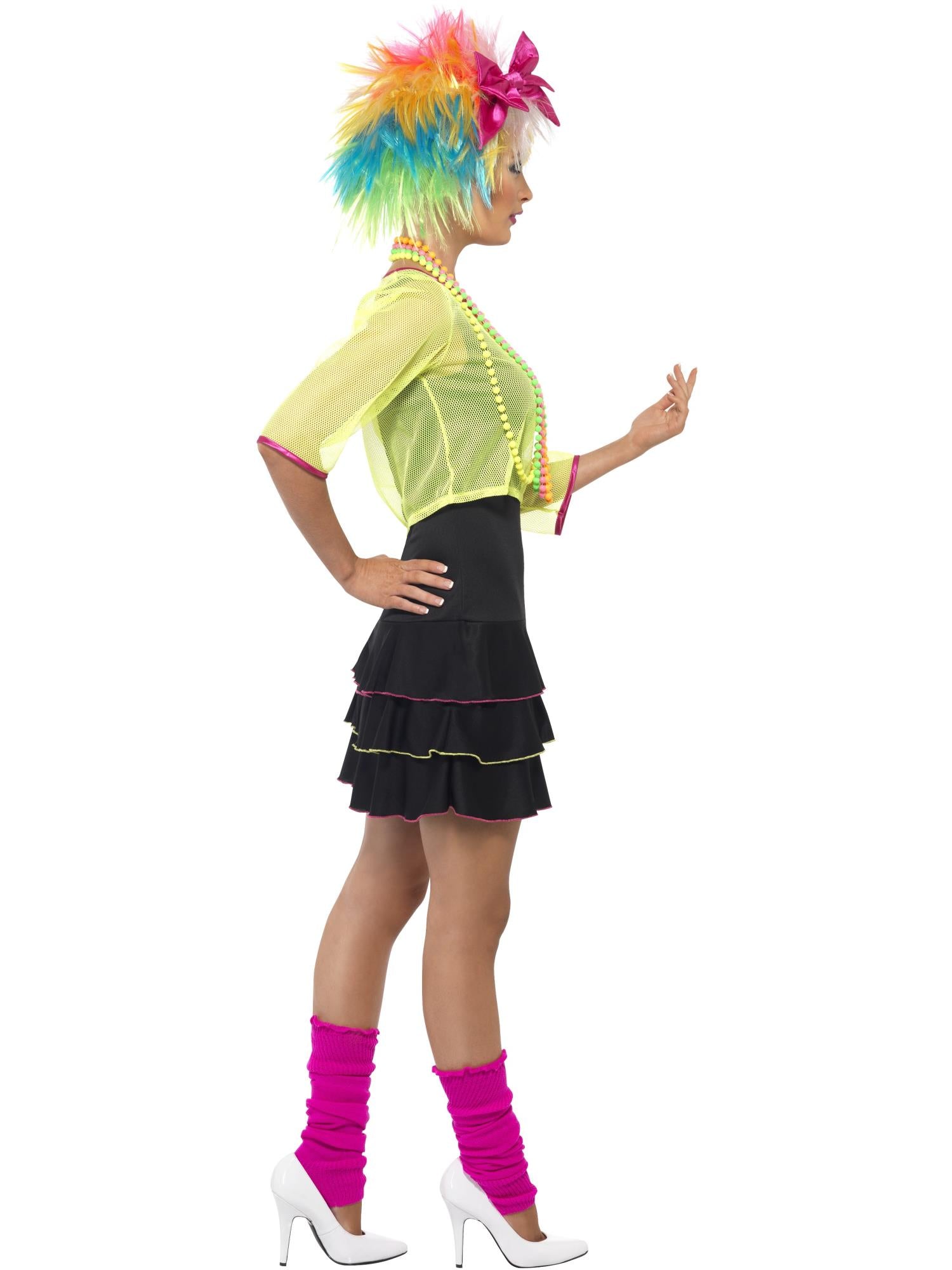 80s Pop Tart Costume, Black & Yellow 3