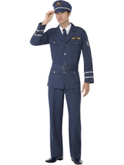 WW2 Air Force Captain Costume, Blue 1