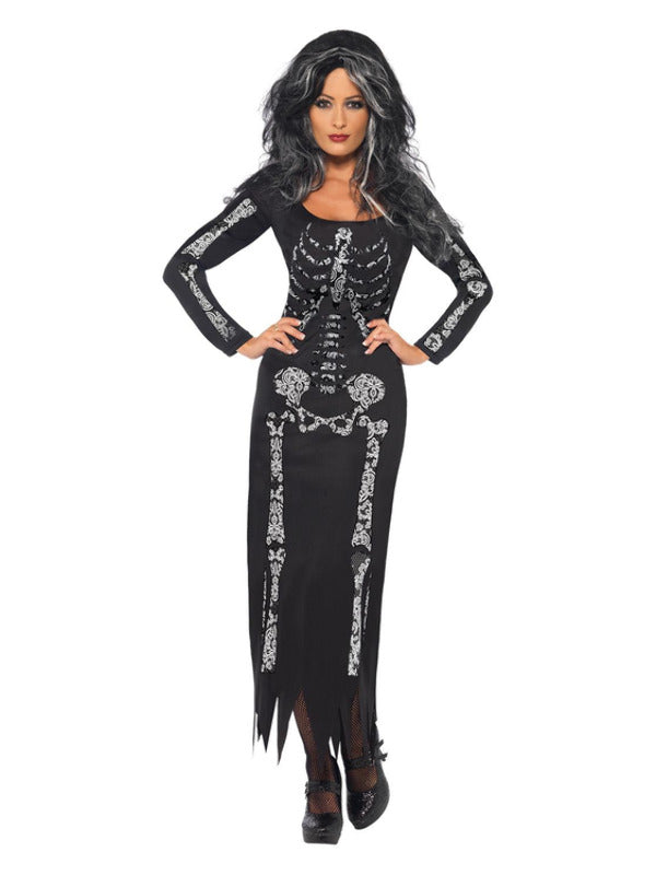 Skeleton Costume, Black - 2